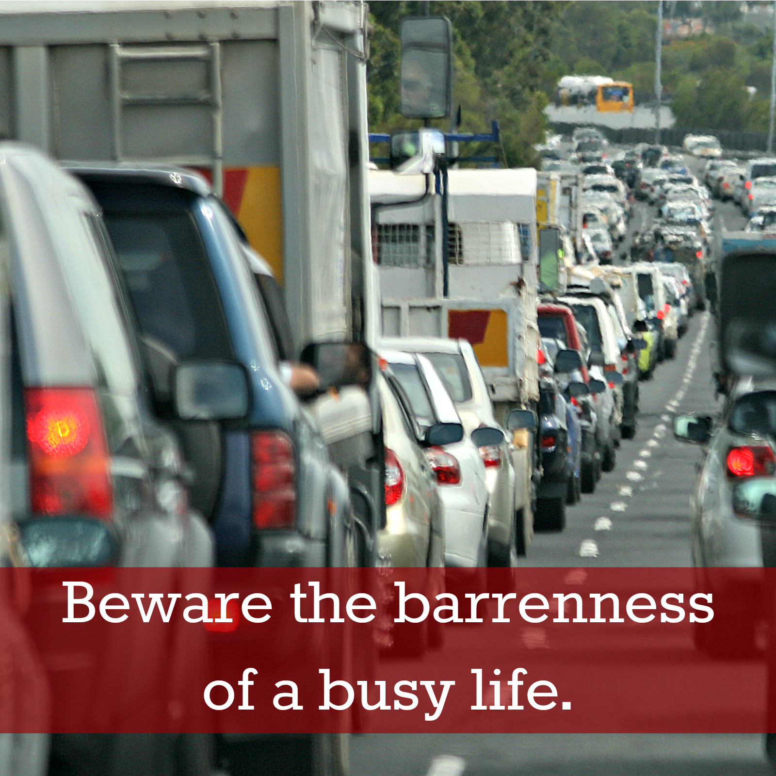 Feel Good Friday: Beware the Busy Life